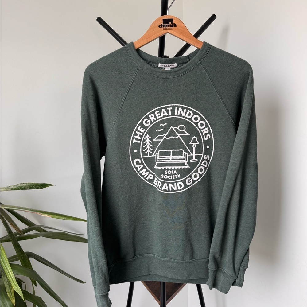 CAMP BRAND Fleece Lined Sweater | Spruce Green | Women’s Medium | Super Soft - Picture 2 of 7